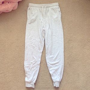 Light grey sweatpants
